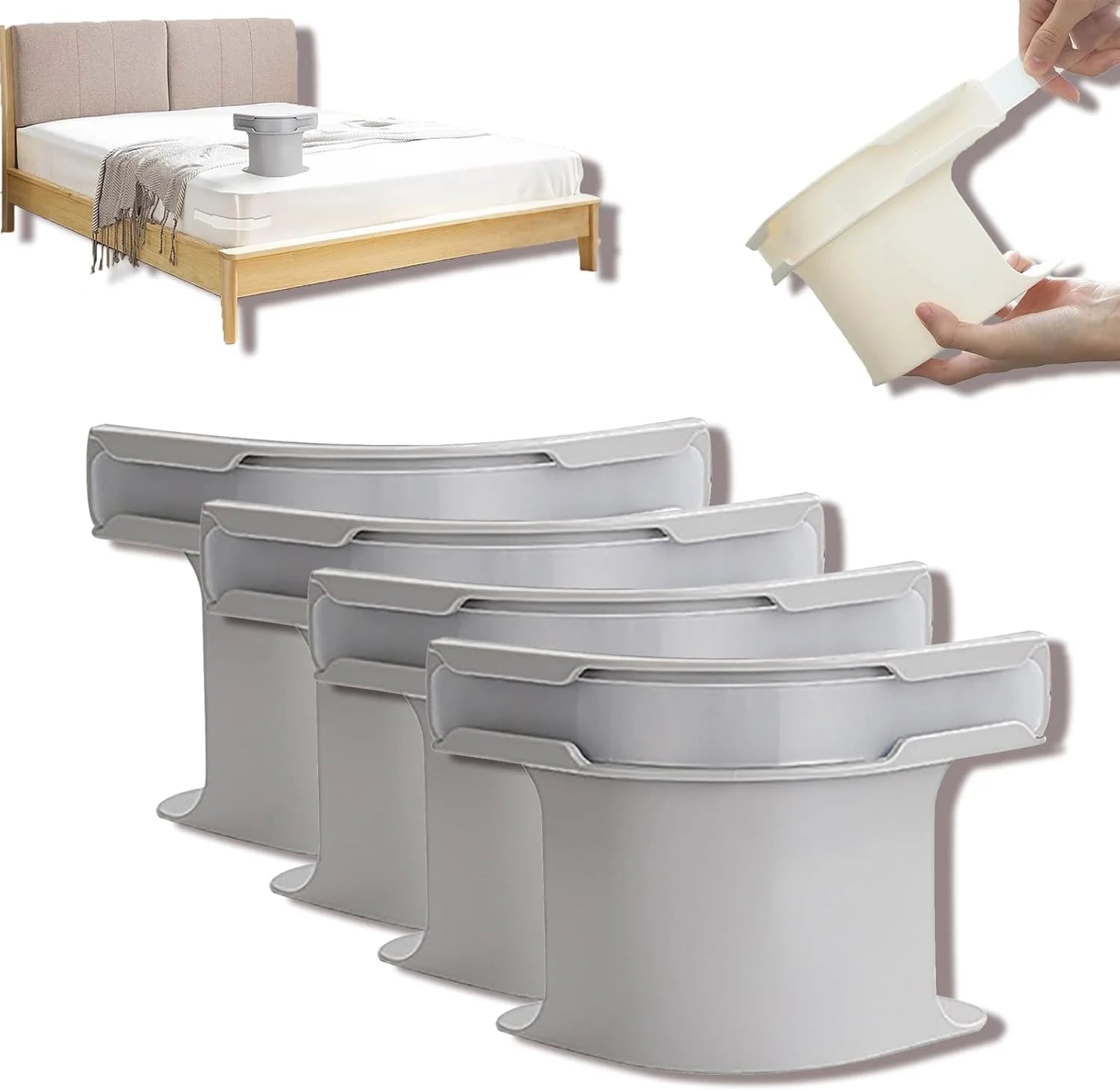 Kit 4 Attaches-Draps Universel